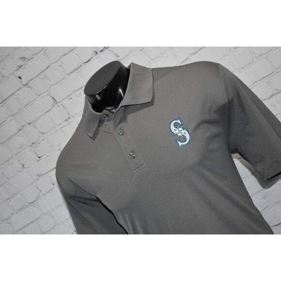 Seattle Mariners Golf Polo Shirt Mens Size XL Baseball MLB TX3 Cool Polyester - Picture 1 of 6